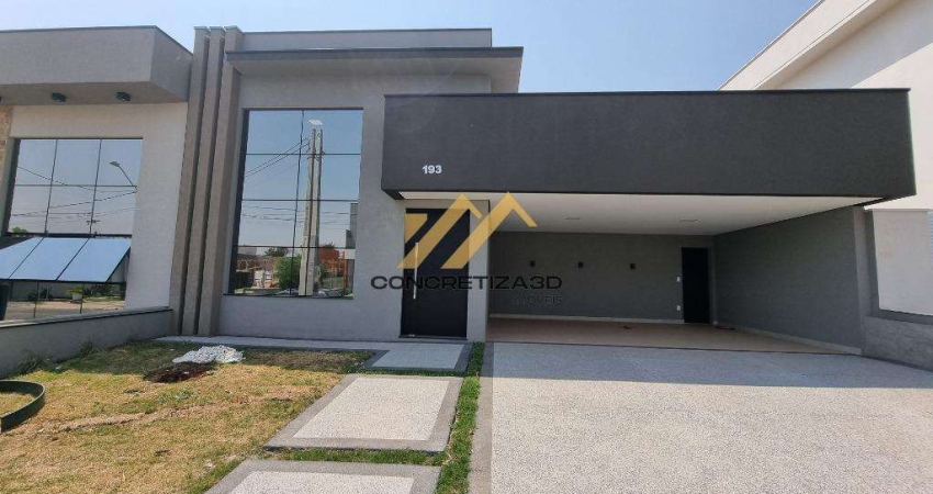 Casa à venda em Indaiatuba, Jardins Di Roma, com 3 suítes, com 168.52 m², Condomínio Jardins Di Roma