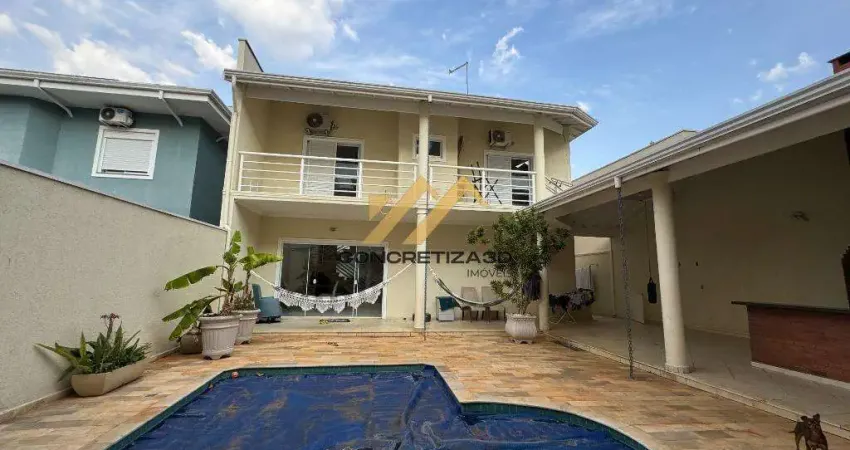 Sobrado à venda em indaiatuba, altos da bela vista, com 3 suítes, com 320 m², condomínio amstalden