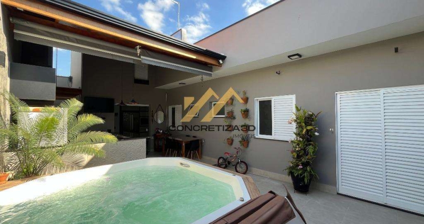 Casa à venda em Indaiatuba, Altos da Bela Vista, com 3 suítes, com 165 m², Condomínio Viena