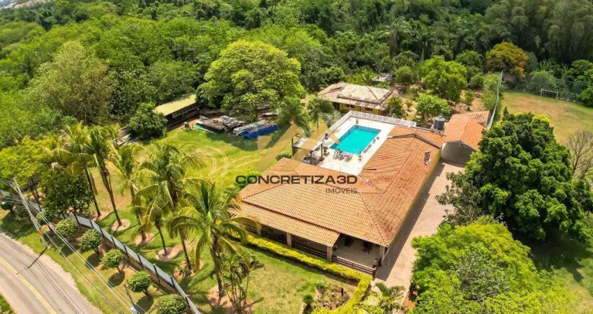 Chácara à venda em Indaiatuba, Colinas do Mosteiro de Itaici, com 5 quartos, com 6275 m²