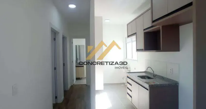 Apartamento com 2 quartos para alugar, 50 m² - evo residence - indaiatuba/sp
