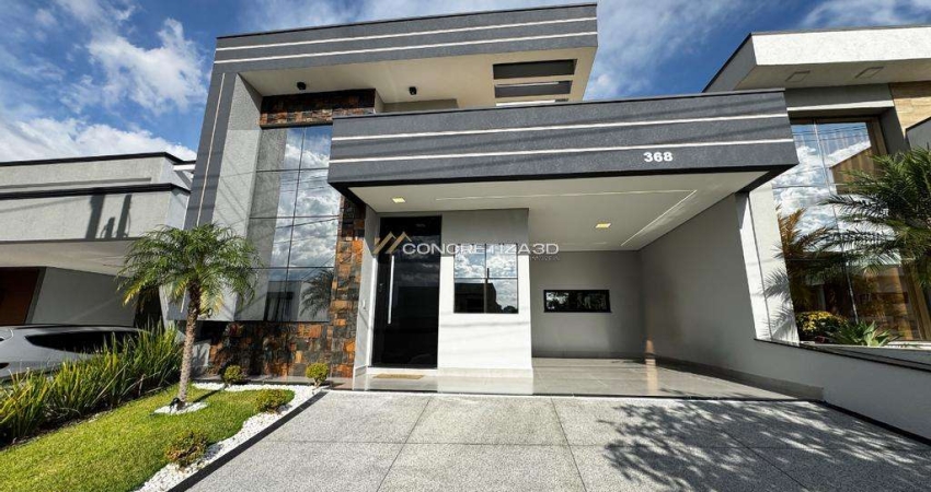 Casa à venda em Indaiatuba, Loteamento Park Gran Reserve, com 3 suítes, com 145.24 m²