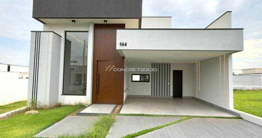 Casa à venda em Indaiatuba, Tombadouro, com 3 suítes, com 197.44 m², Condomínio Evidências