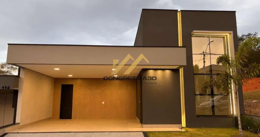 Casa com 3 suítes à venda, 167 m² - park gran reserve - indaiatuba/sp