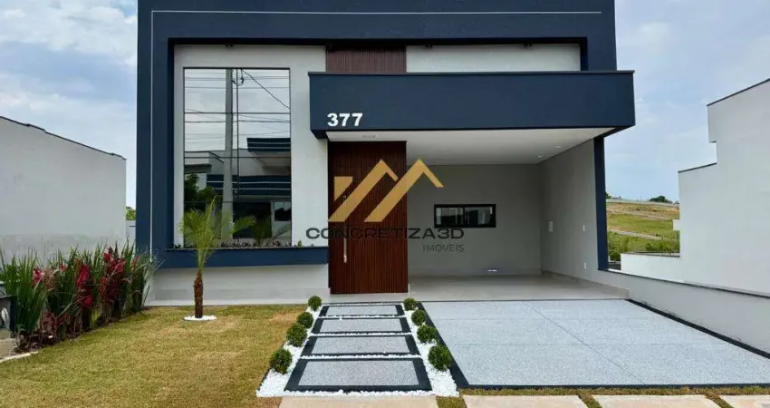 Casa com 3 suítes à venda, 140 m² - park gran reserve - indaiatuba/sp