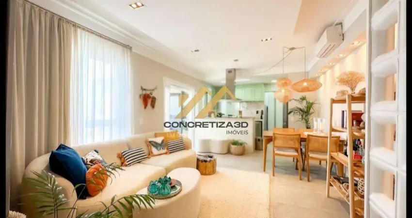 Apartamento com 2 quartos à venda, 97 m² - edifício due - indaiatuba/sp