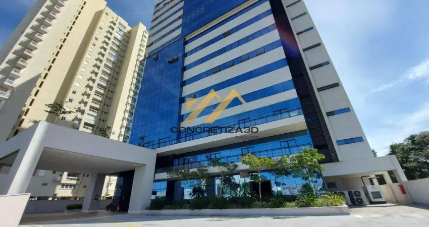 Andar corporativo com 322 m² para alugar - sky towers office - indaiatuba/sp