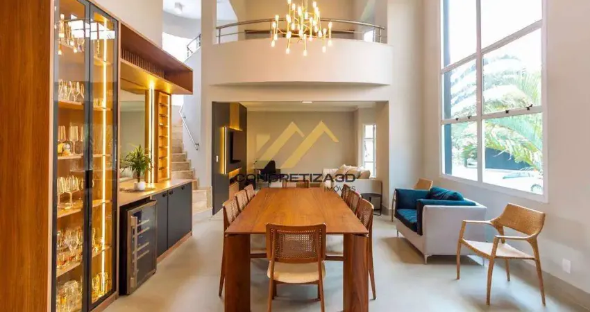 Porteira fechada - casa com 3 suítes à venda, 275 m² - jardim residencial santa clara - indaiatuba/sp