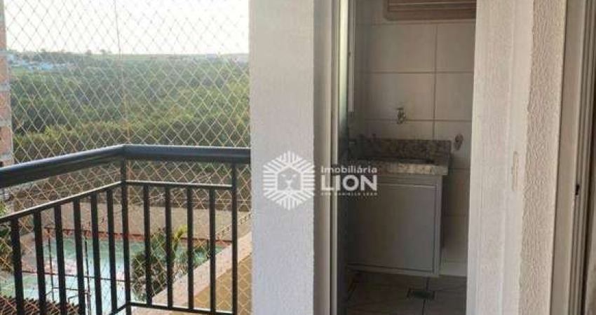 Apartamento com 3 dormitórios para alugar, 78 m² por R$ 3.350,00/mês - Residencial Pôr Do Sol - Rio Verde/GO