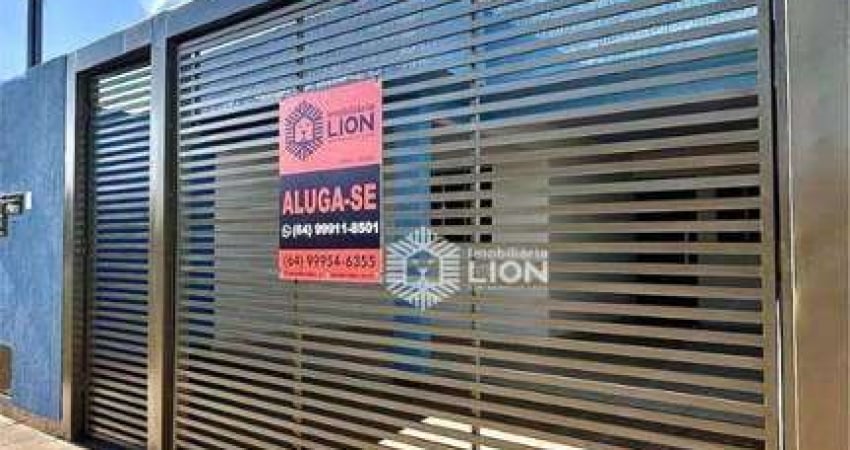 Casa com 2 dormitórios para alugar, 1 m² por R$ 2.200/mês - Residencial Gameleira 2 - Rio Verde/GO