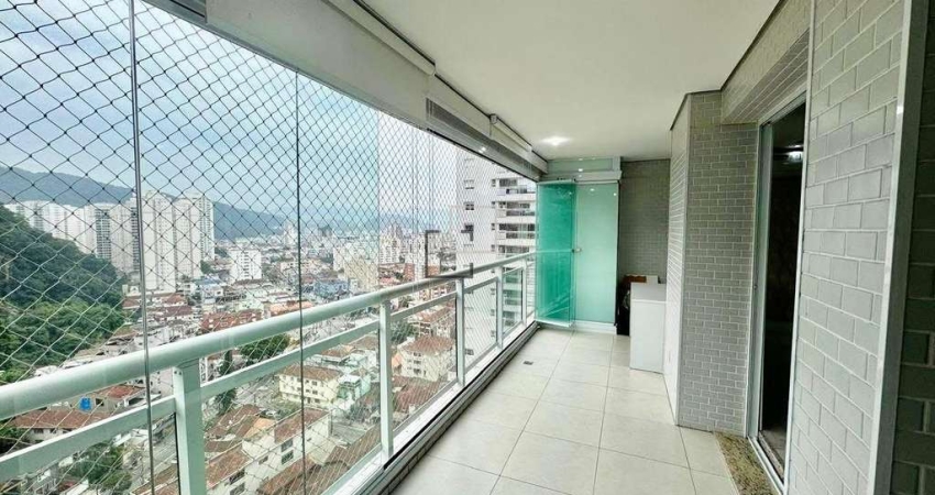 Apartamento para Venda em Santos, Marapé, 3 dormitórios, 1 suíte, 3 banheiros, 1 vaga