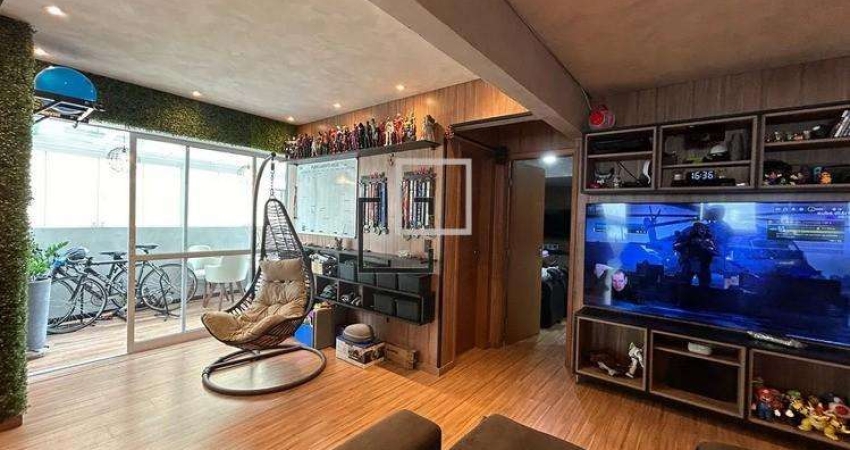 Apartamento para Venda em Praia Grande, Guilhermina, 2 dormitórios, 2 suítes, 3 banheiros, 1 vaga