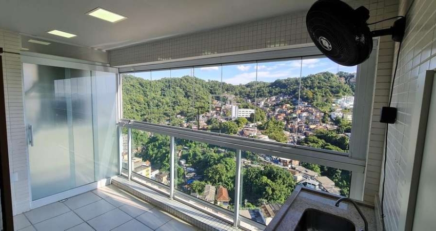 Apartamento para Locação em Santos, José Menino, 2 dormitórios, 1 suíte, 2 banheiros, 1 vaga