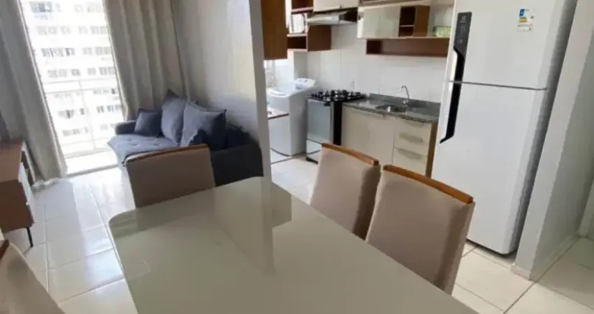 Apartamento 2 quartos 100% mobiliado na ponta negra /  8 andar com varanda!