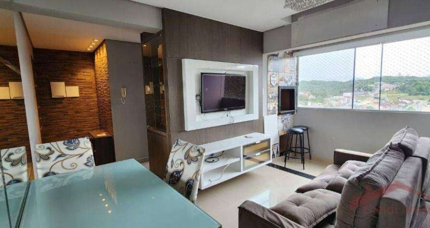 Apartamento com 2 dormitórios para alugar, 56 m² por R$ 2.365,00/mês - Floresta - Joinville/SC