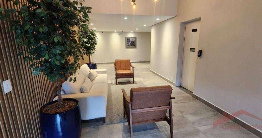 Apartamento com 1 dormitório para alugar, 49 m² por R$ 3.800/mês - Anita Garibaldi - Joinville/SC