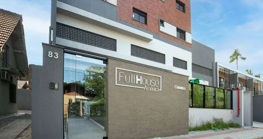 Apartamento com 3 dormitórios à venda, 116 m² por R$ 1.272.617 - América - Joinville/SC