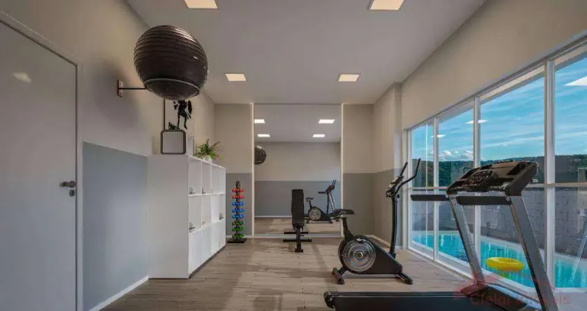 Apartamento com 2 dormitórios à venda, 46 m² por R$ 357.998 - Glória - Joinville/SC