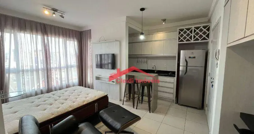 Apartamento com 1 dormitório para alugar, 28 m² por R$ 2.390,00/mês - Bucarein - Joinville/SC