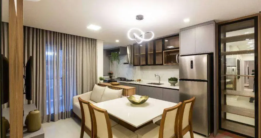 Apartamento com 2 dormitórios à venda, 63 m² por R$ 533.070,80 - Anita Garibaldi - Joinville/SC