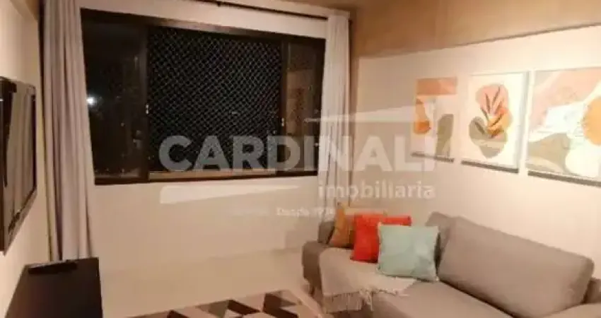 Lindo apartamento mobiliado à venda com 50m², 1 quarto e 1 vaga no cambuí.