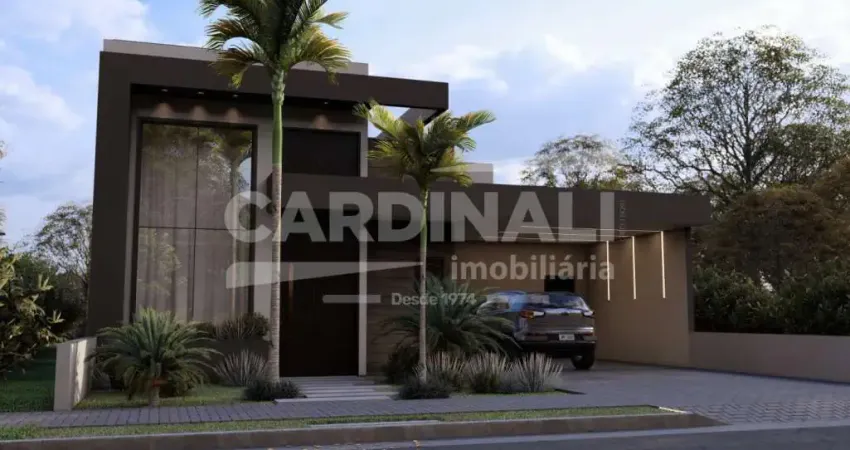 Linda Casa Térrea em Construção à Venda no Condomínio La Dolce Vita em Paulínia/SP
