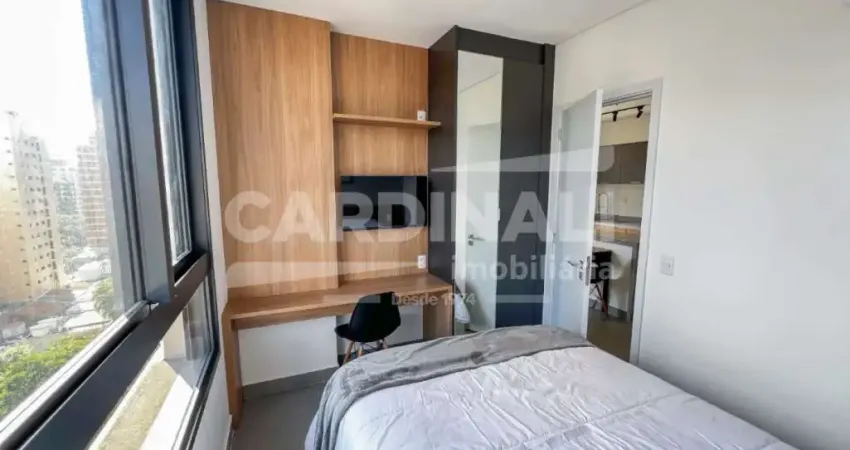 Apartamento mobiliado para locação no hub cambuí em campinas / 1 dormitório / andar alto