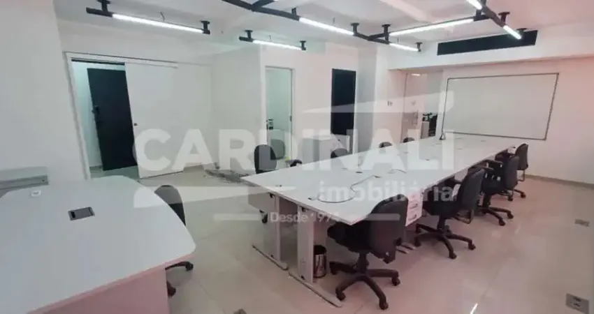 Aluguel de sala comercial mobiliada na avenida norte-sul no cambuí em campinas/sp
