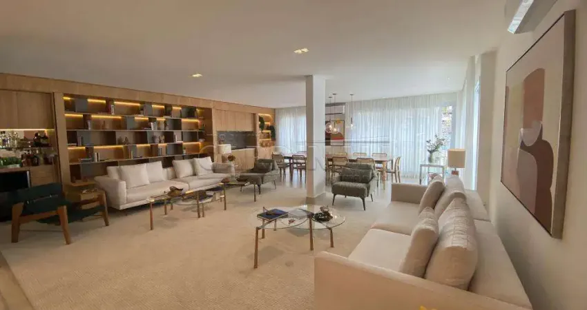 Apartamento à venda com 3 suítes, lazer completo e 221 m² no condomínio bougainville, campinas/sp.