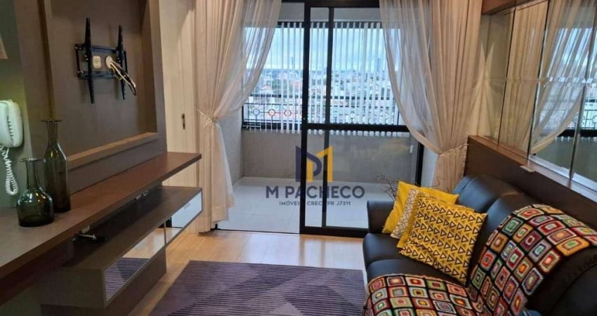 Apartamento com 1 dormitório para alugar, 34 m² - Centro - Curitiba/PR