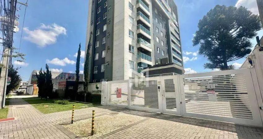 Apartamento com 1 dormitório para alugar 34 m² - rebouças - curitiba/pr