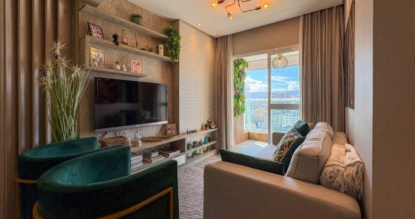 Apartamento 2 Dorms com Suíte, Vista Livre e Lazer Completo no Embaré – 73m²