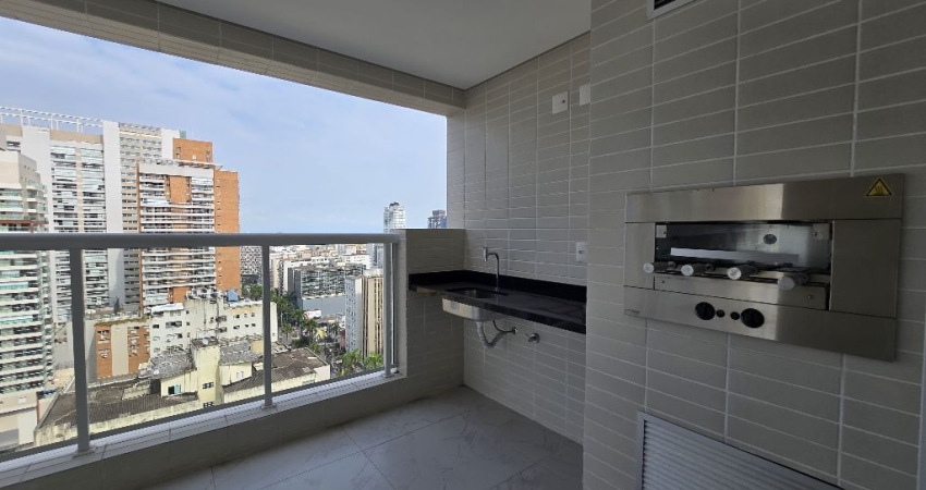 Apartamento com 2 Suítes e Varanda Gourmet no Gonzaga – 87m² Privativos