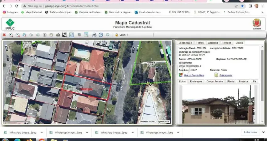 Terreno ZR 2 em Excelente Localização no Vista Alegre!