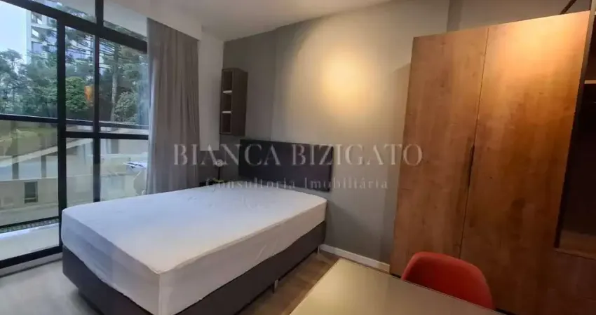 Stúdio MOBILIADO, Andar Alto, na Melhor Localização do Ecoville!