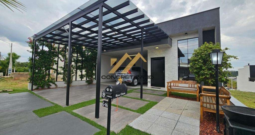 Sobrado à venda em Indaiatuba, Jardim Mantova, com 3 suítes, com 204 m², Condomínio Mantova