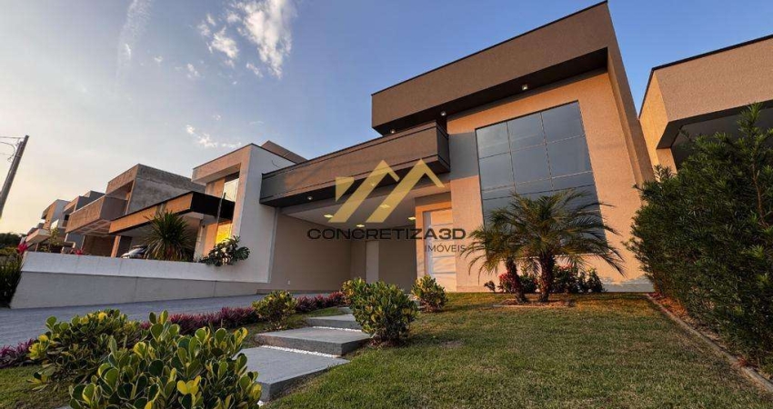 Casa à venda em Indaiatuba, Condomínio Evidências, com 3 suítes, com 205 m²