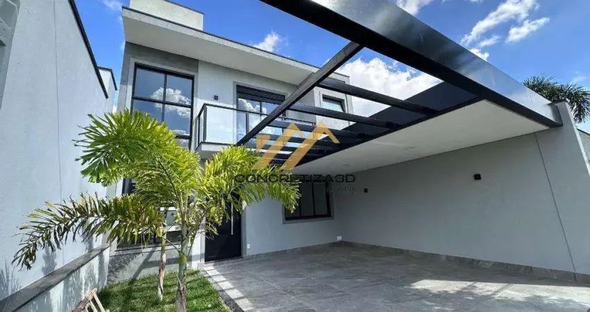 Sobrado à venda em Indaiatuba, Jardins do Império, com 3 quartos, com 155 m², Condomínio Vila Paraty