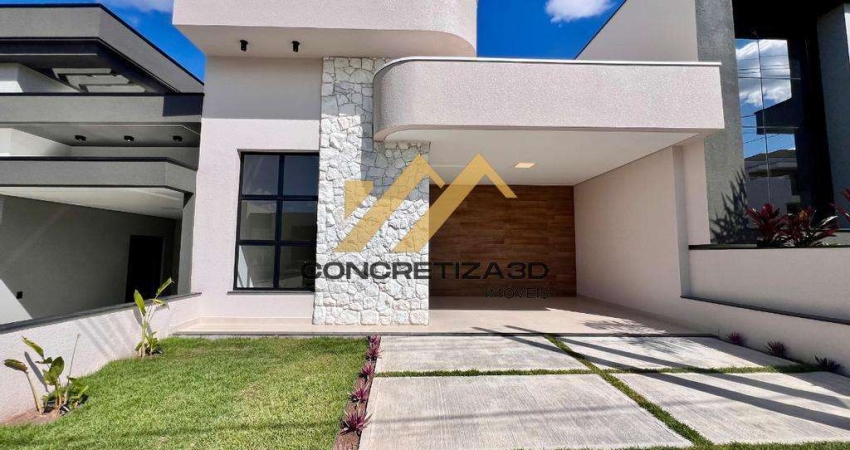 Casa à venda em Indaiatuba, Loteamento Park Gran Reserve, com 3 quartos, com 135 m²