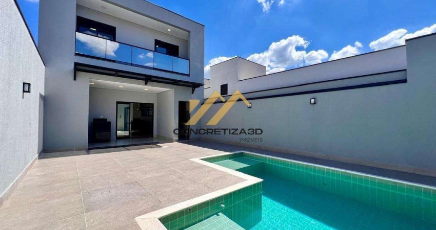 Sobrado à venda em Indaiatuba, Condomínio Jardim Toscana, com 3 suítes, com 183 m²