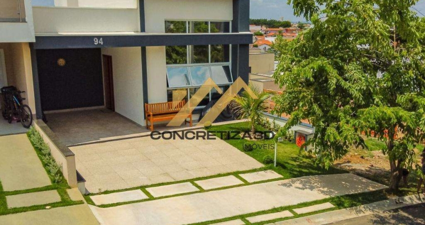 Casa à venda em Indaiatuba, Residencial Bréscia, com 3 quartos, com 140 m², Condomínio Brescia