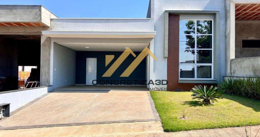Casa à venda em Indaiatuba, Jardins Di Roma, com 3 suítes, com 188 m², Condomínio Jardins Di Roma