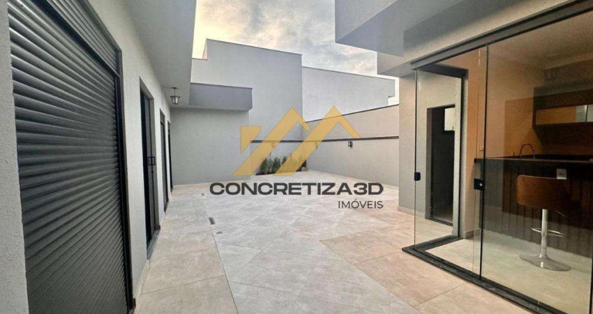 Casa com 3 quartos suítes à venda, 173m² - Condomínio Jardim Laguna - Indaiatuba/SP
