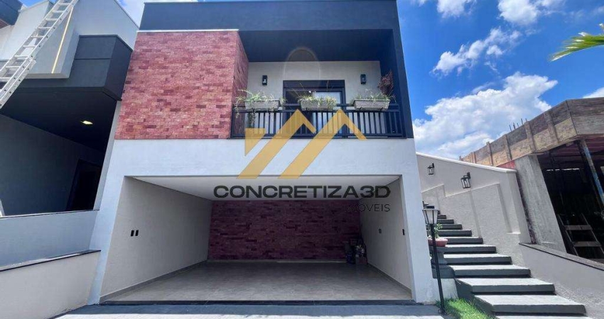 Casa à venda em Indaiatuba, Condomínio Park Gran Reserve, com 2 suítes, com 165 m²