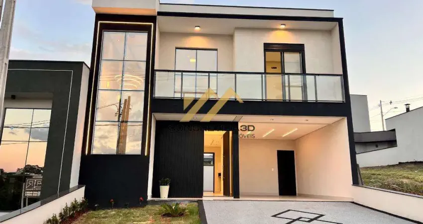 Sobrado à venda em Indaiatuba, Loteamento Park Gran Reserve, com 3 suítes, com 195 m²