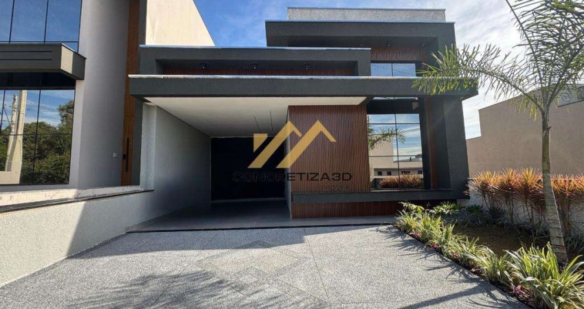Casa à venda em Indaiatuba, Loteamento Park Gran Reserve, com 3 suítes, com 200 m²