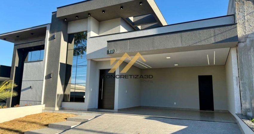 Casa térrea com 3 suítes à venda no Condomínio Jardim Piemonte – Indaiatuba/SP