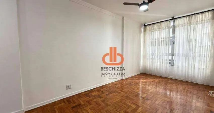 Apartamento com 1 dormitório para alugar, 50 m² por R$ 2.600,00/mês - Aparecida - Santos/SP