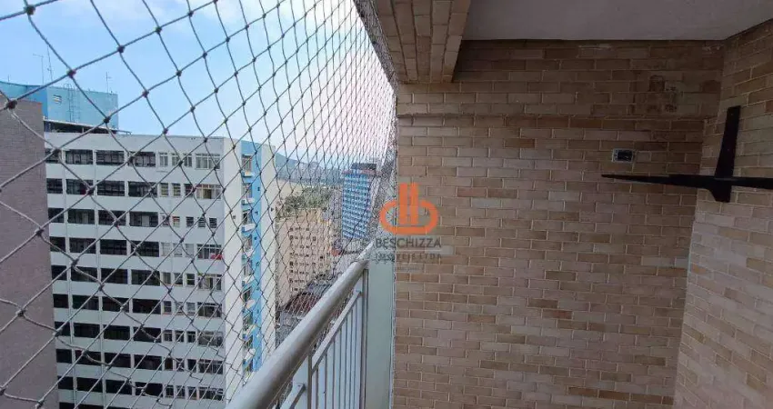 Apartamento José Menino Santos Dois Quartos Varanda Lazer Vagaà venda, 50 m² por R$ 380.000 - José Menino - Santos/SP