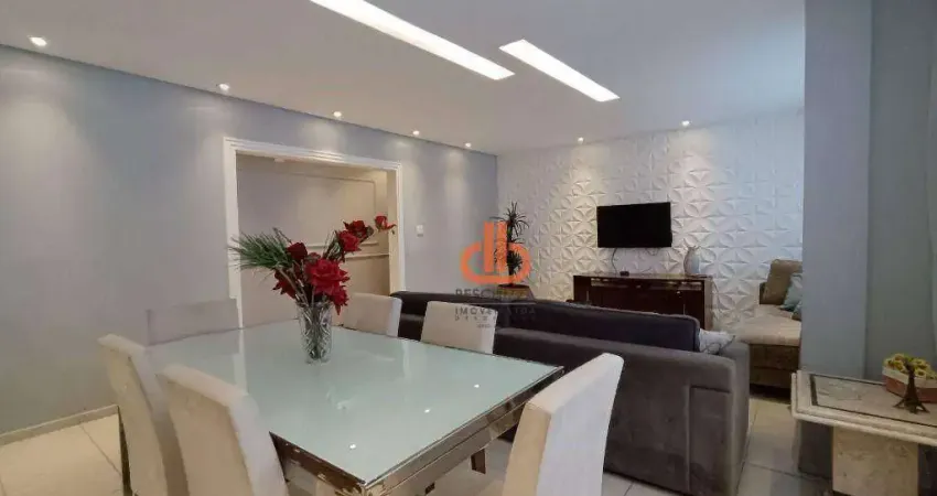 Apartamento boqueirão santos quatro quartos uma vaga frente